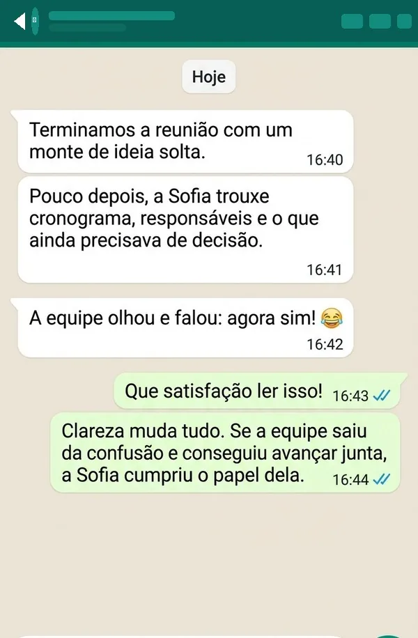 Depoimento de Fernanda, Agência Norte