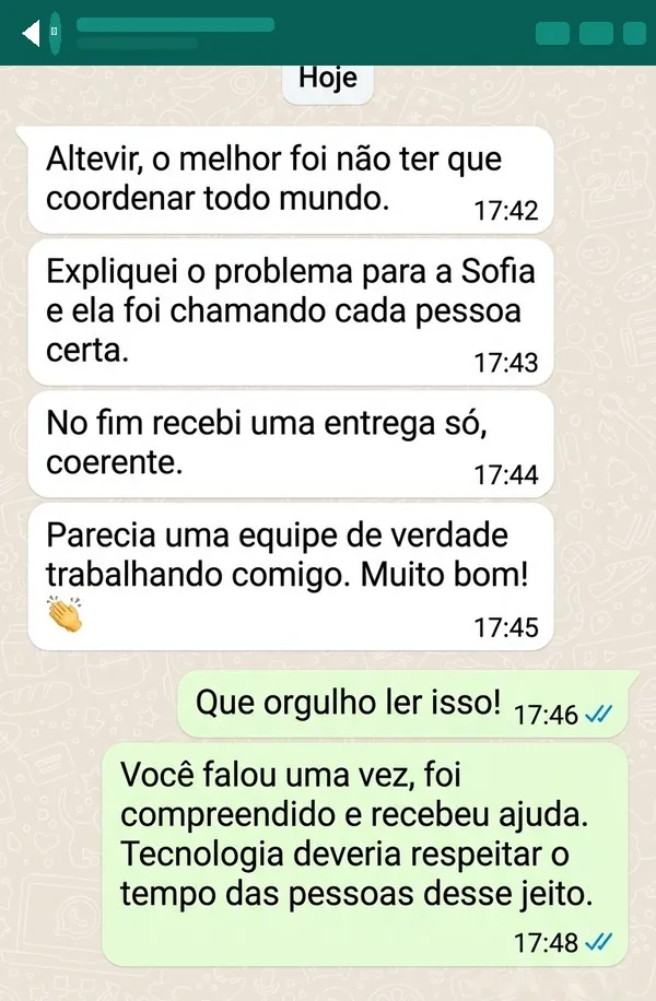 Depoimento de Sérgio, Consultoria Norte